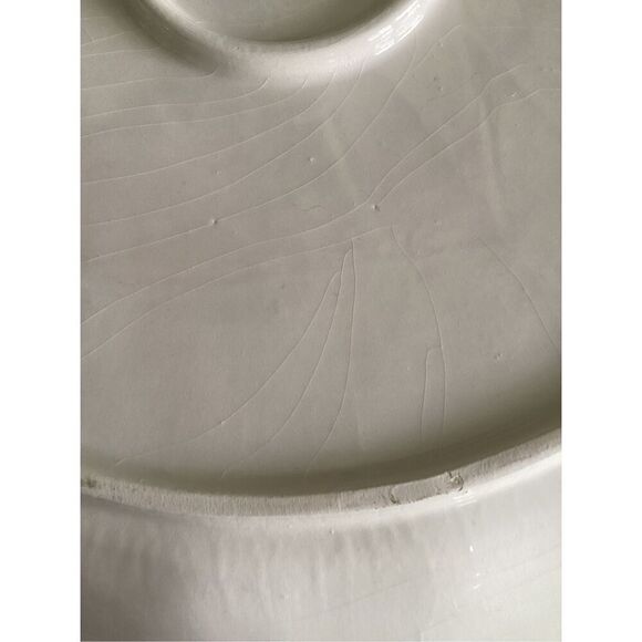 Vintage Bassano Majolica Ceramic Strawberry Vine Serving Plate Scalloped Edge It - Picture 5 of 7